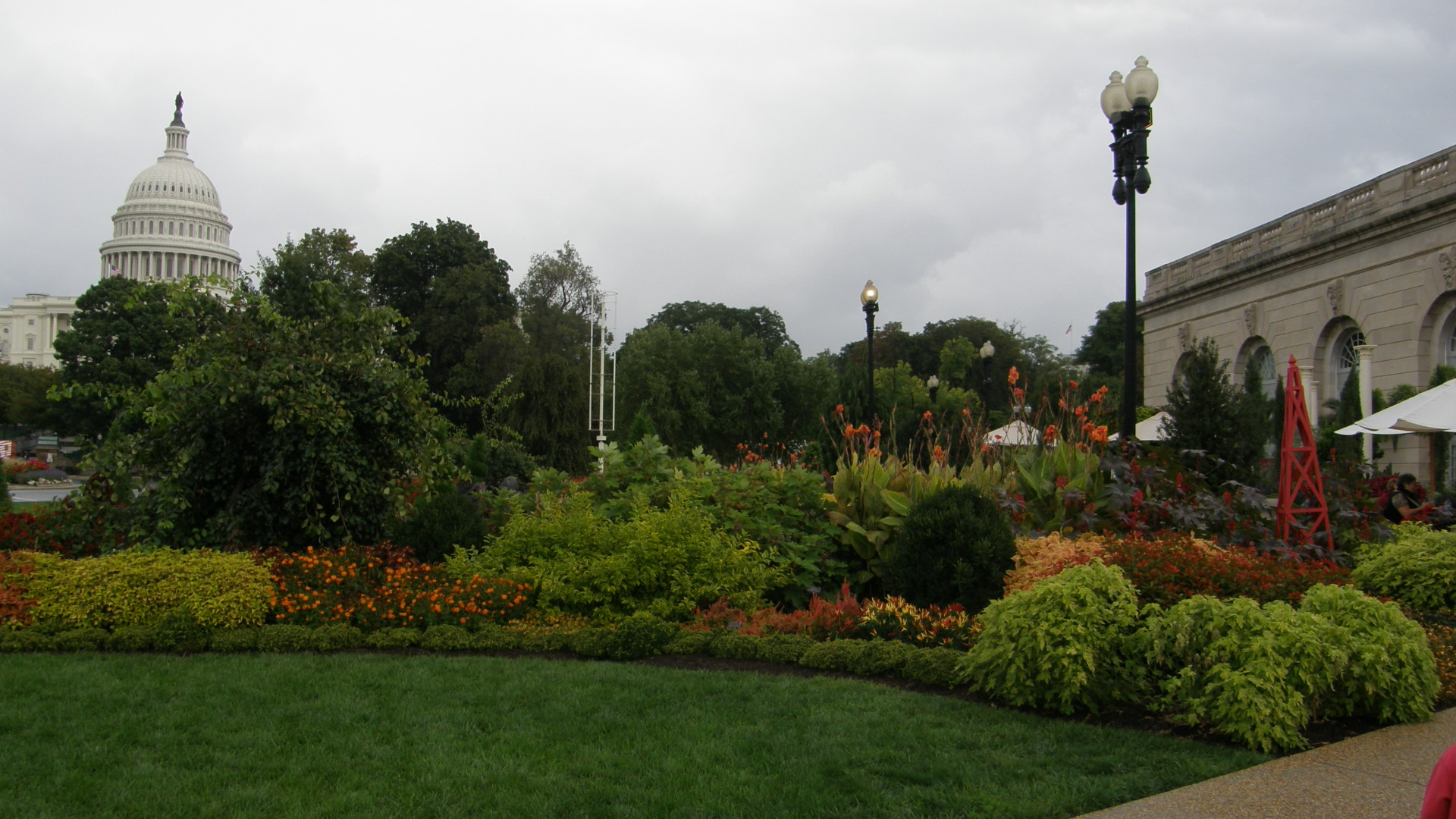 Ботанический сад и Капитолий / US Botanic Garden Washington and Capitol